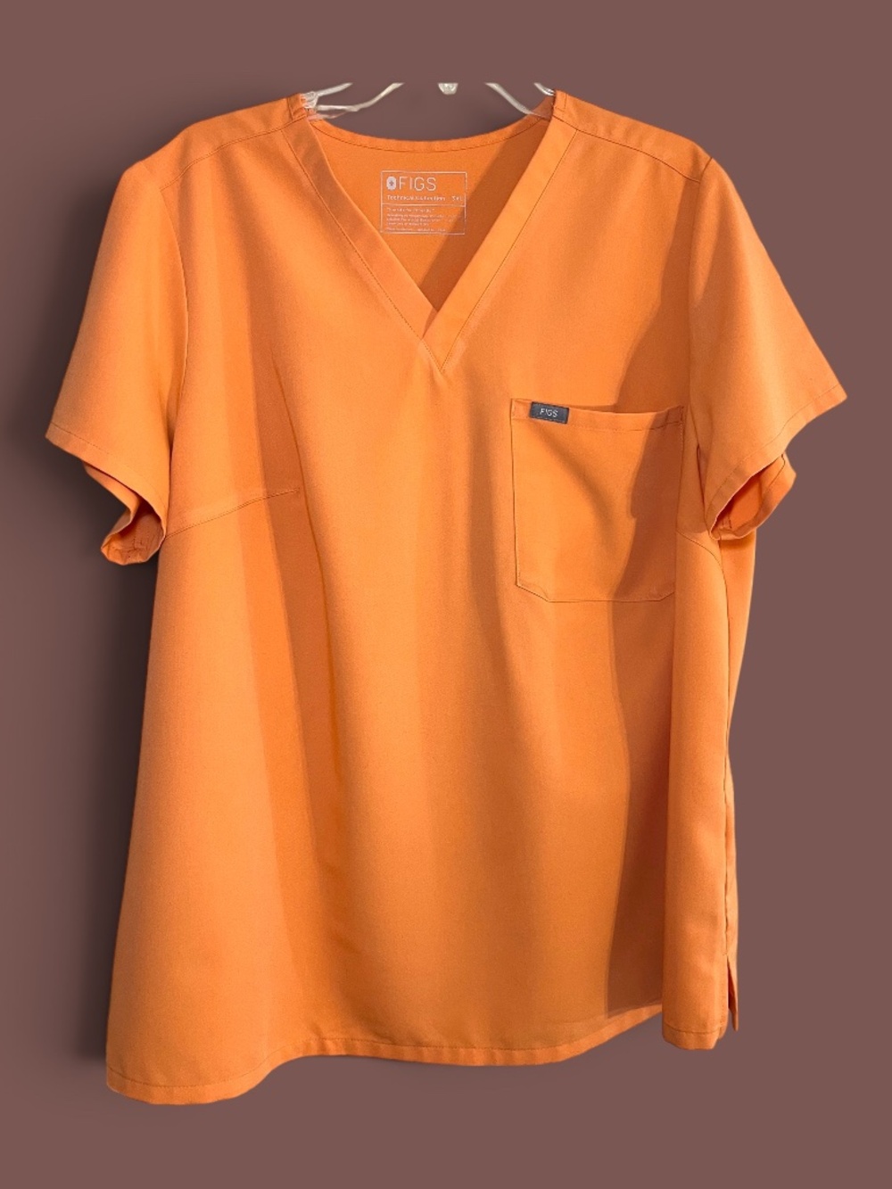Figs Papaya (#4231) Catarina Scrub Top Size 3XL